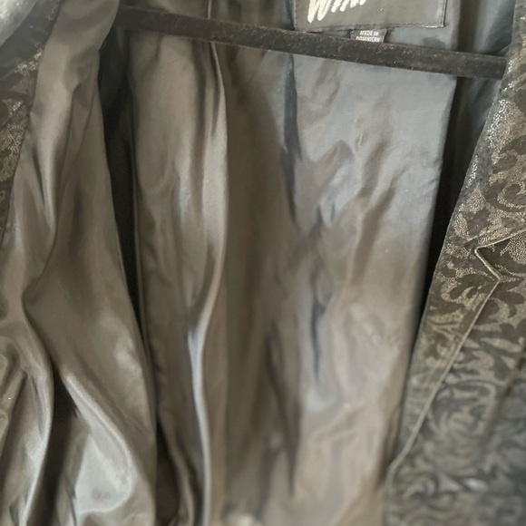 Winlit Women's Vintage Retro 80s 90s
Black Leather Jacket puffer, Size small - Picture 6 of 13